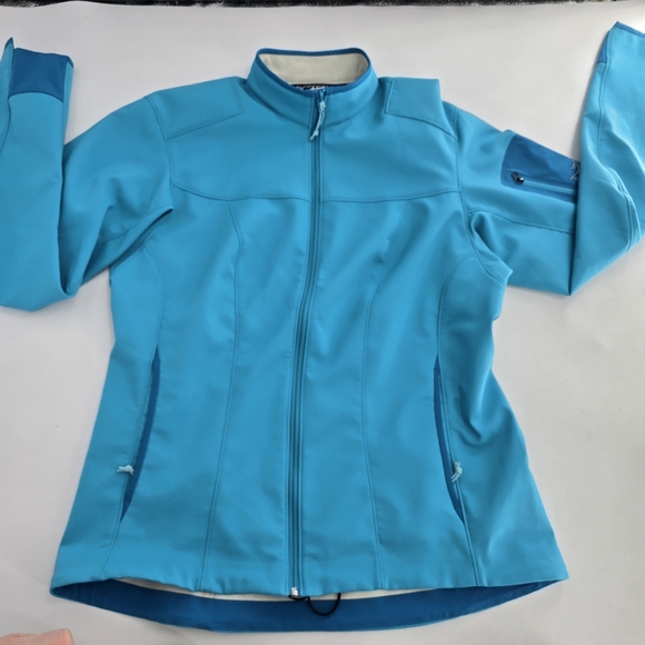 Arcteryx Women's Epsilon AR Softshell size large 12 - 14 turquoise waterproof - Picture 1 of 11